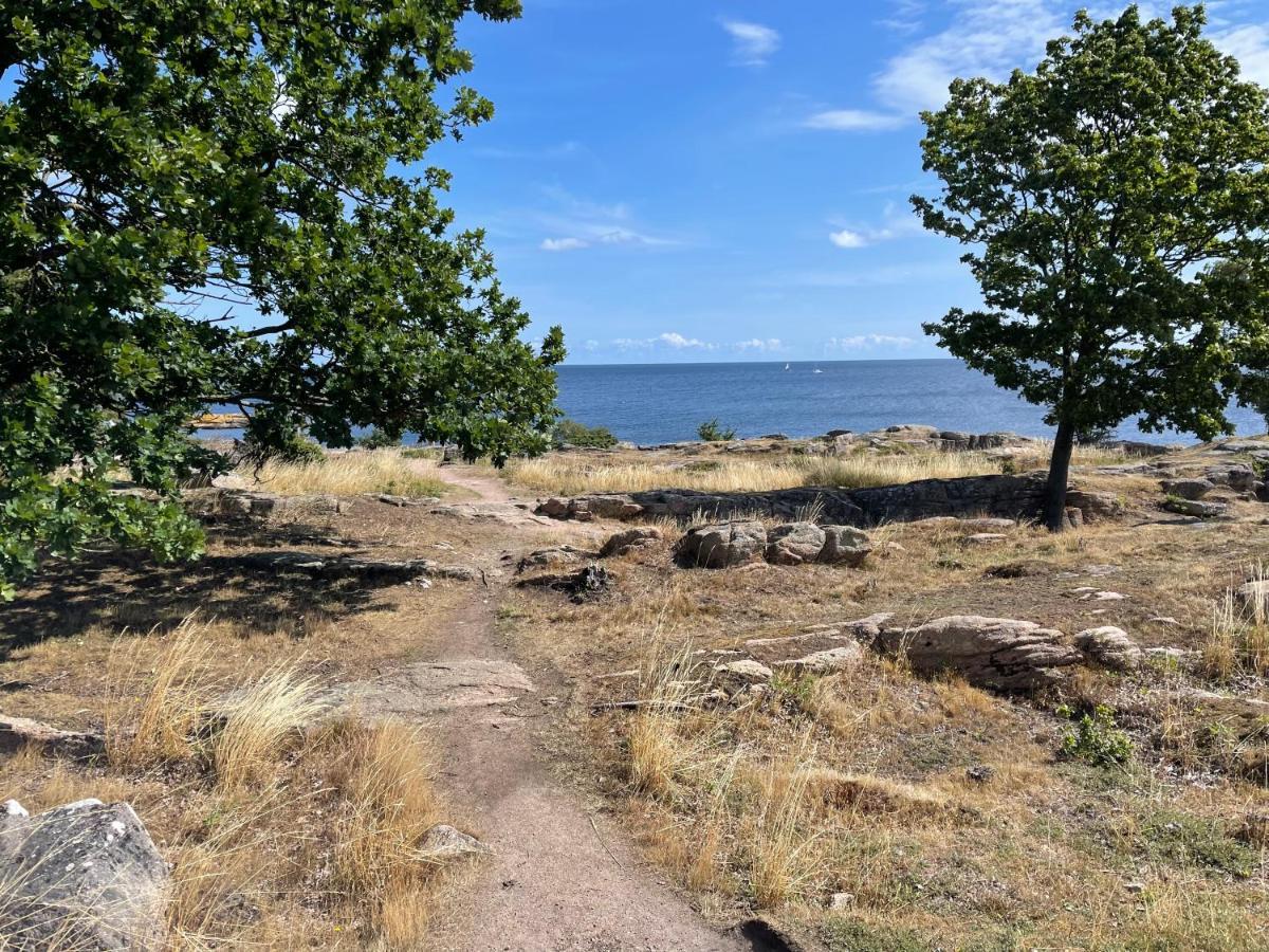 Nybygget Hus I Svaneke Taet Pa Klipper, Skov Og Hav エクステリア 写真